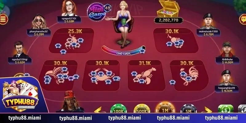 Chiến Thuật Đánh Bầu Cua Cá Ăn Tiền Typhu88 - Áp Dụng Ngay! 4 Chọn các tụ hay xuất hiện và đặt cược